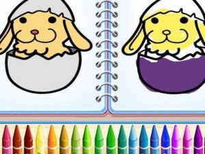 Rabbit Sketch Coloring Studio