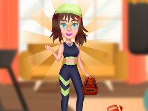 Sports Girl Julie Dress Up Game