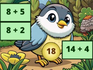 Bird Image Math Puzzle