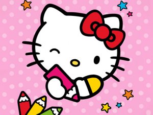Hello Kitty Color By Number Puzzle