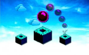 Sky Block Bounce Jumping Puzzle
