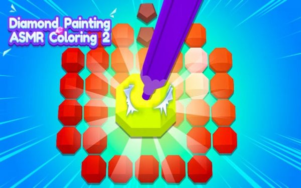 Diamond Painting ASMR Coloring 2 - Relaxing Puzzle Game