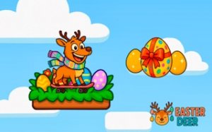 Holiday Reindeer Sky Hop