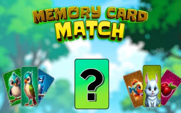 Memory Card Match Game Online