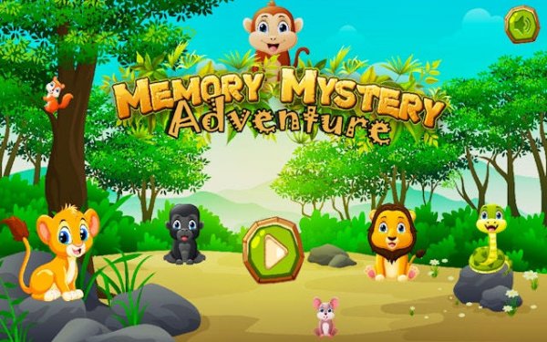 Memory Mystery Adventure: Kids Memory Match Puzzle Game