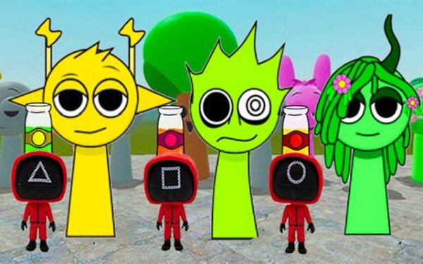 Squid Sprunki Tap Game 2: Head Popper Challenge