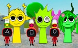 Squid Sprunki Tap Game 2: Head Popper Challenge